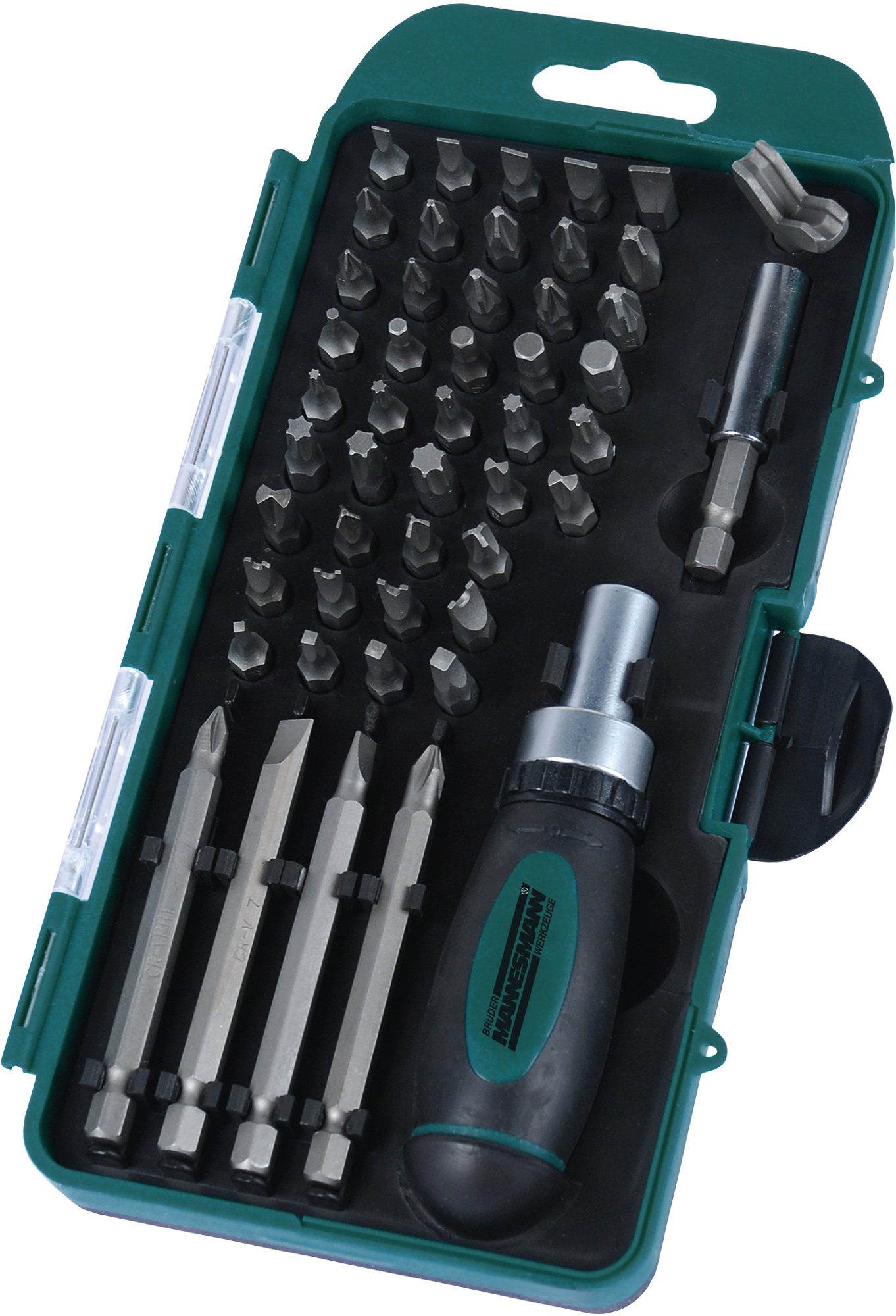 BRÜDER MANNESMANN Schraub- und Bitsatz, 49-teilig  BRÜDER MANNESMANN Schraub- und Bitsatz, 49-teilig