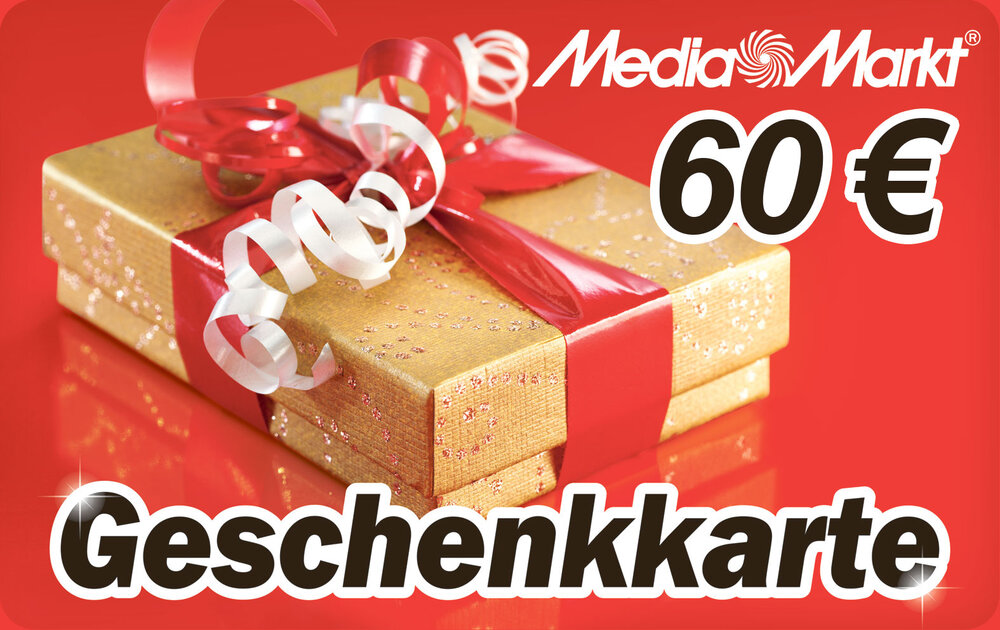 MEDIA MARKT-Gutschein 60,– €
