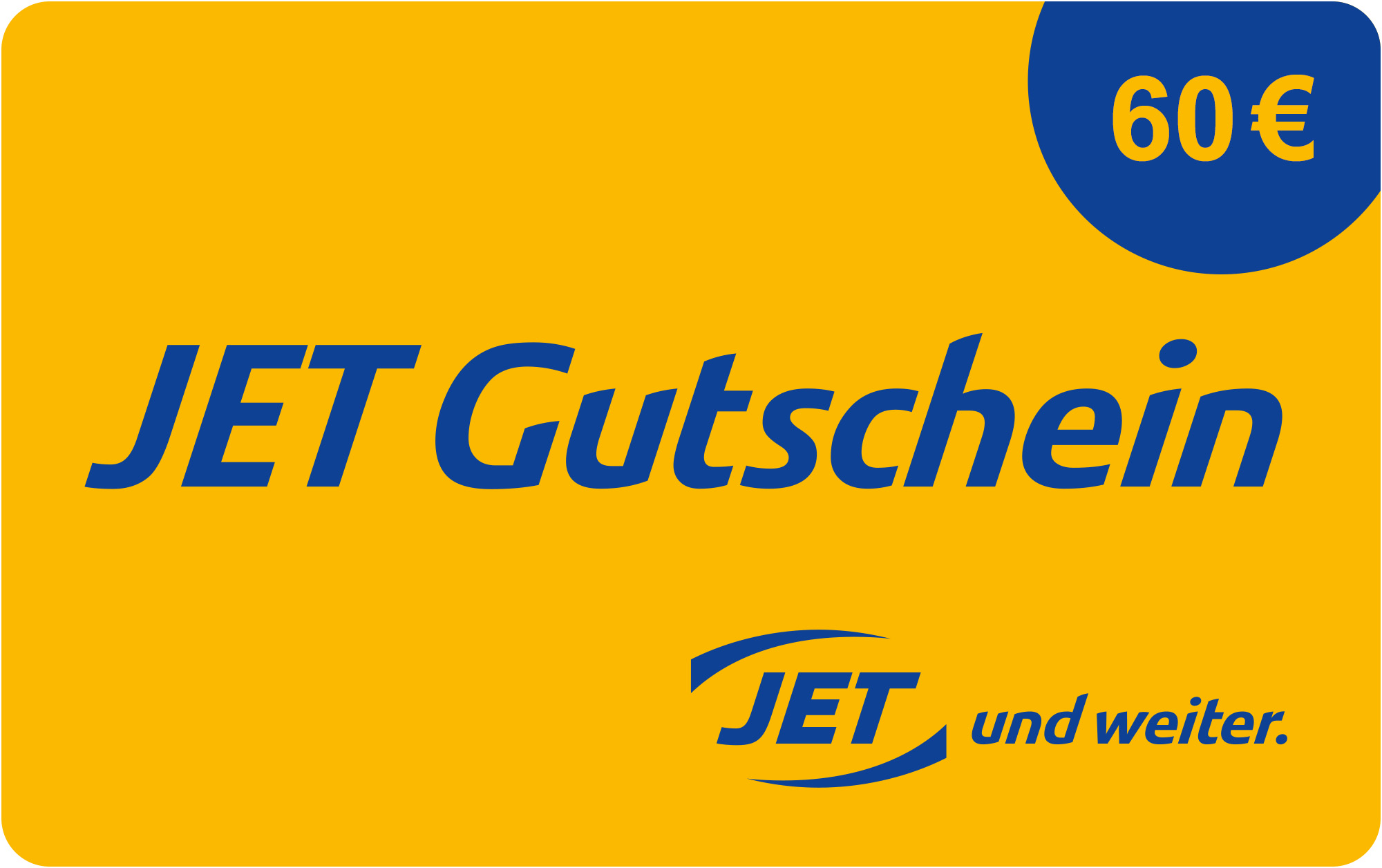 60,– € JET-Gutschein