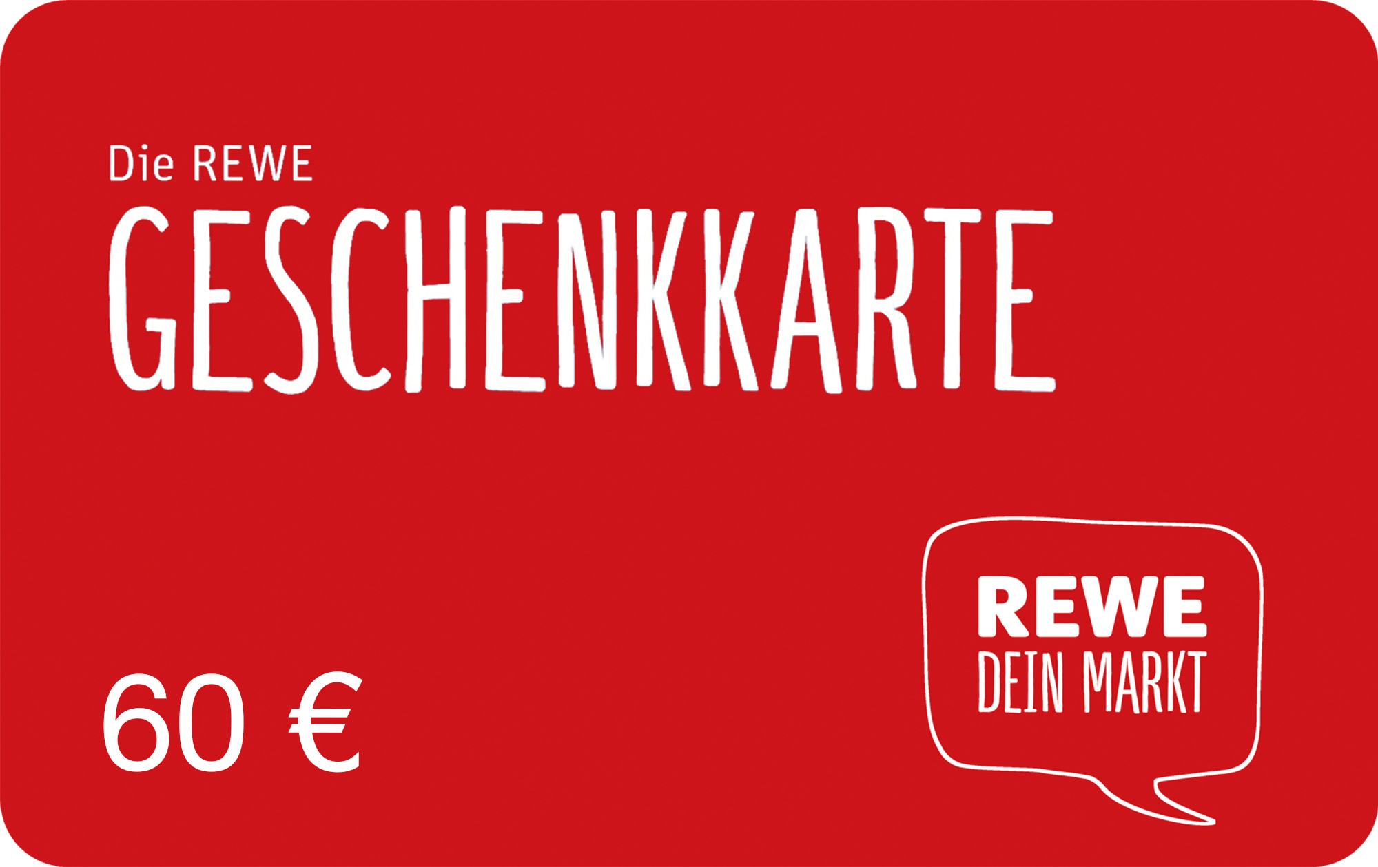 60,– € REWE-Gutschein