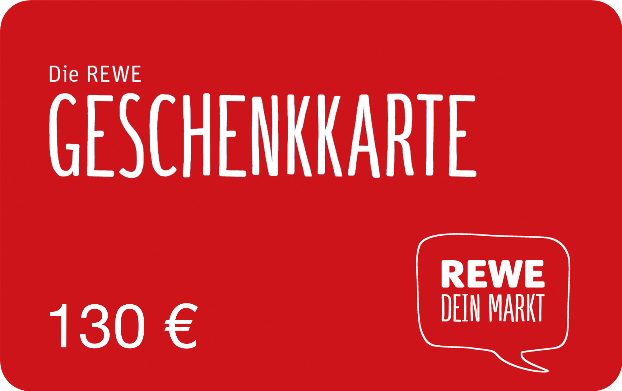 130,&ndash; &euro; REWE-Gutschein