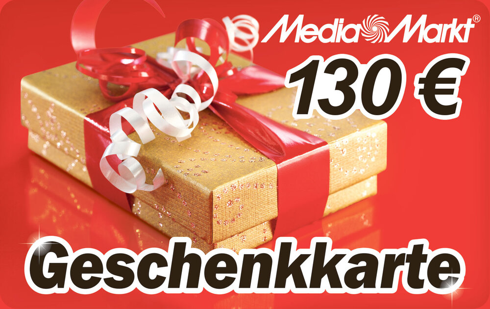130,– € MEDIA MARKT-Gutschein