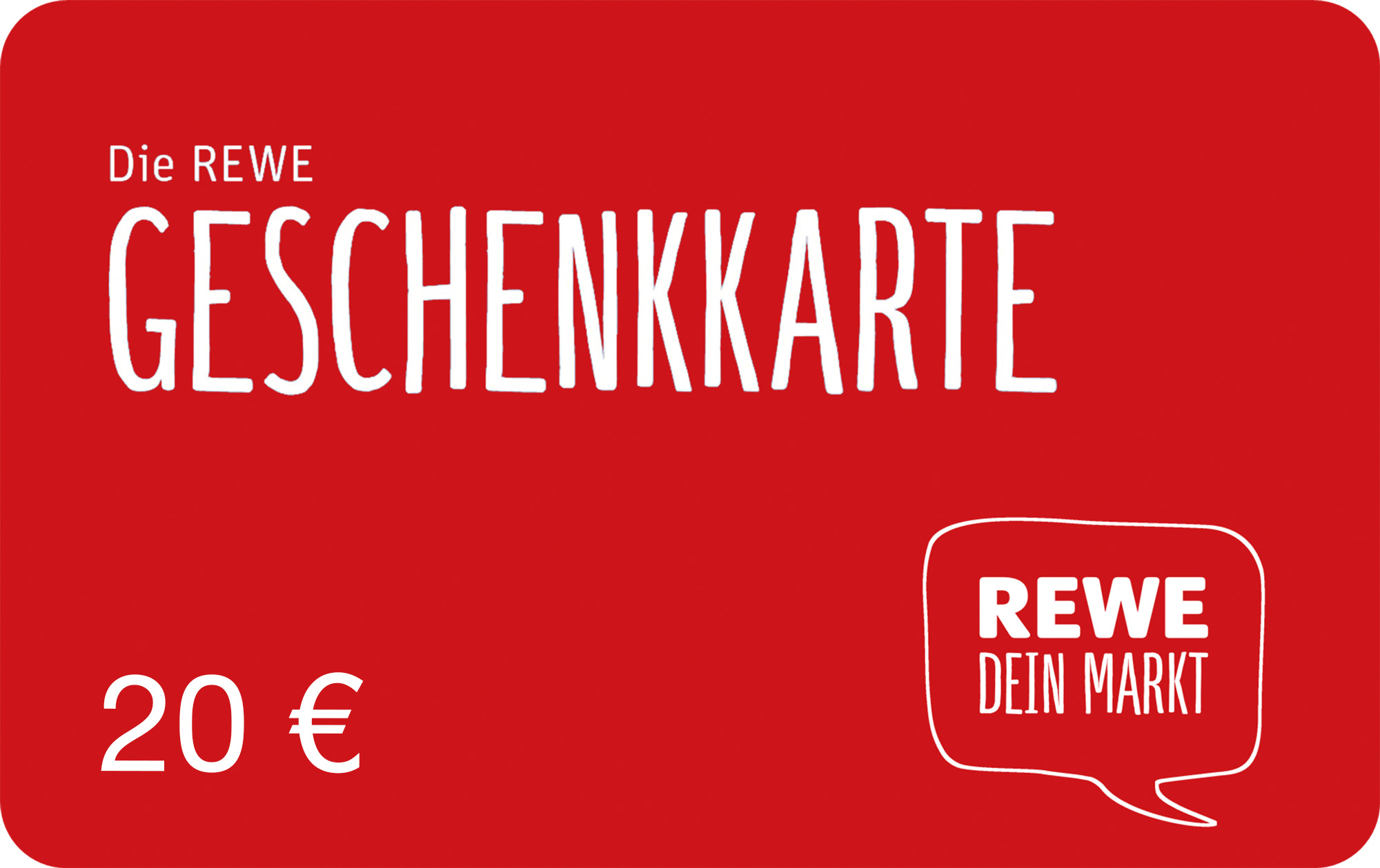 20,– € REWE-Gutschein